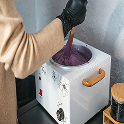 image of a body waxing treatment